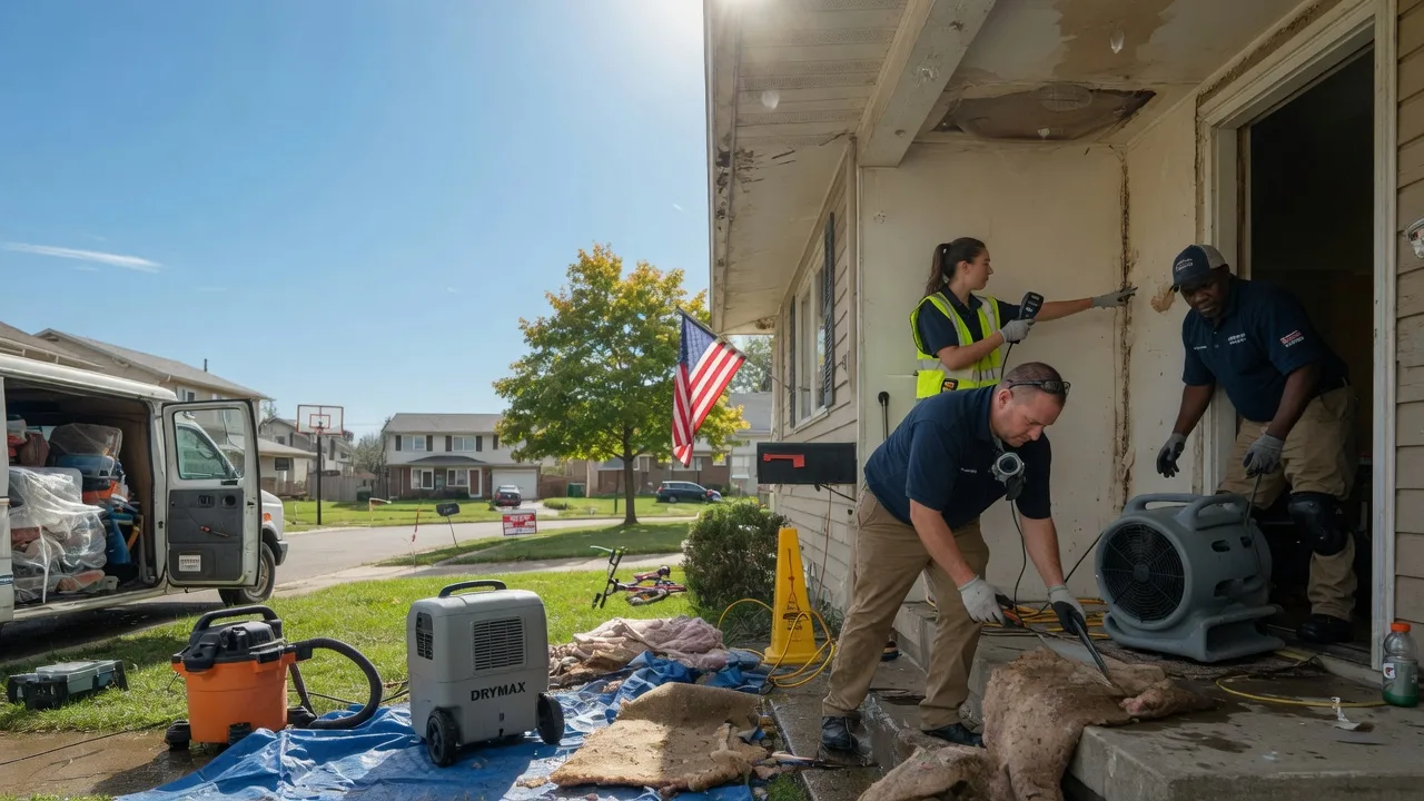 Water Damage Restoration in Pekin, IL near me